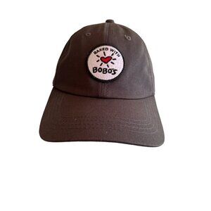 Bobo's "Baked With Love" Black Adjustable Baseball Cap
